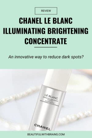 chanel le blanc targeted brightening concentrate